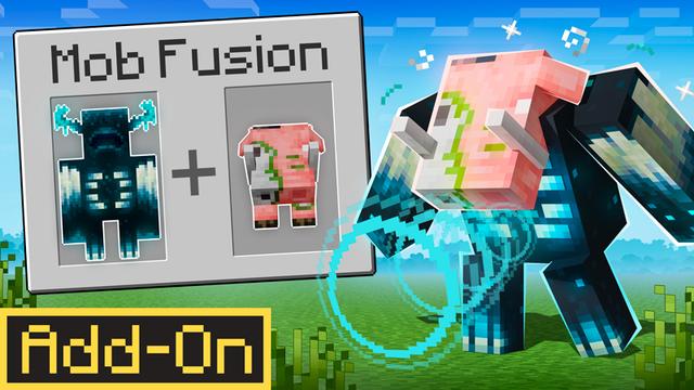 Thumbnail of the Minecraft Bedrock Marketplace product Mob Fusion Add-On created by Kreatik Studios.