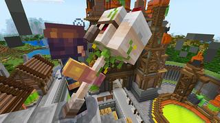 Screenshot of the Minecraft Bedrock Marketplace product MOB WEAPONS CRAFTABLE created by Kreatik Studios.