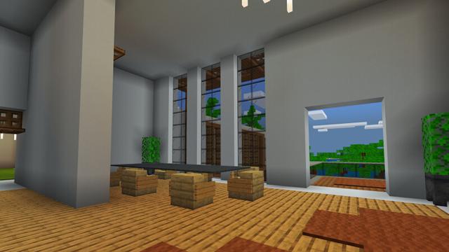 Screenshot of the Minecraft Bedrock Marketplace product Modern Beach House created by Kreatik Studios.