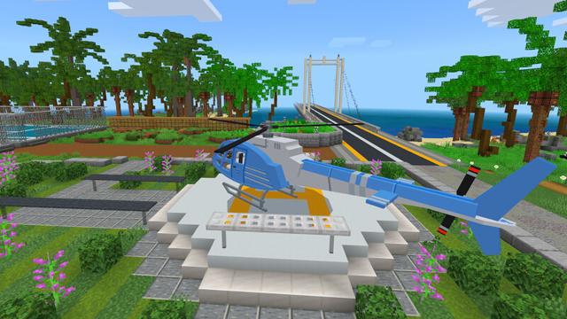 Screenshot of the Minecraft Bedrock Marketplace product Modern Beach House created by Kreatik Studios.