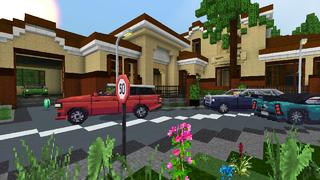 Screenshot of the Minecraft Bedrock Marketplace product MODERN CITY MASHUP created by Kreatik Studios.