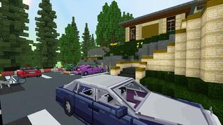 Screenshot of the Minecraft Bedrock Marketplace product MODERN CITY MASHUP created by Kreatik Studios.