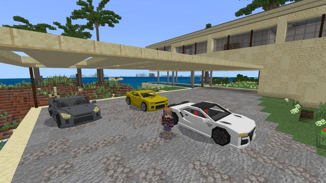 Screenshot of the Minecraft Bedrock Marketplace product Modern City created by Kreatik Studios.