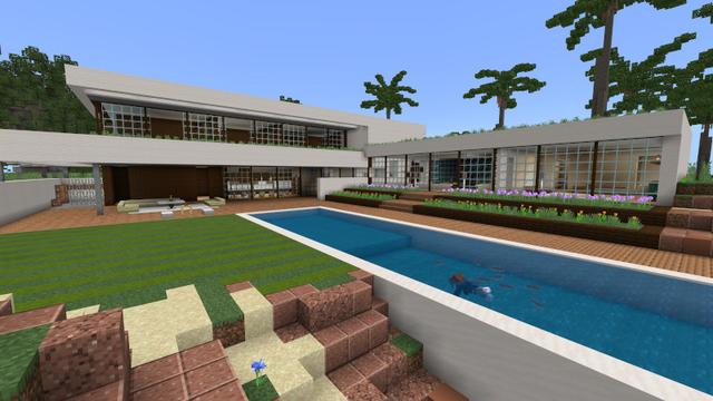Screenshot of the Minecraft Bedrock Marketplace product Modern City created by Kreatik Studios.