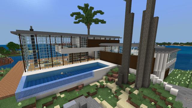 Screenshot of the Minecraft Bedrock Marketplace product Modern City created by Kreatik Studios.