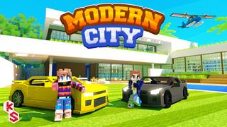 Thumbnail of the Minecraft Bedrock Marketplace product Cidade Moderna created by Kreatik Studios.