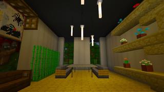 Screenshot of the Minecraft Bedrock Marketplace product Modern House 6 created by Kreatik Studios.