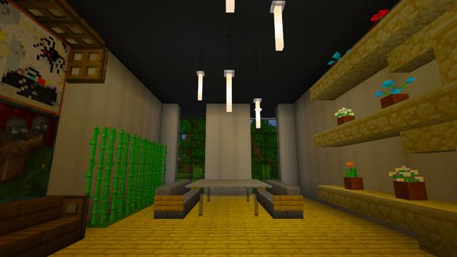Screenshot of the Minecraft Bedrock Marketplace product Modern House 6 created by Kreatik Studios.