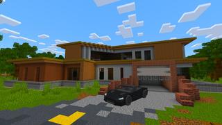 Screenshot of the Minecraft Bedrock Marketplace product Modern House 2 created by Kreatik Studios.