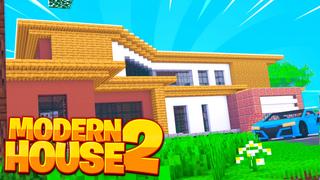 Thumbnail of the Minecraft Bedrock Marketplace product Modern House 2 created by Kreatik Studios.