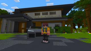 Screenshot of the Minecraft Bedrock Marketplace product Modern House created by Kreatik Studios.