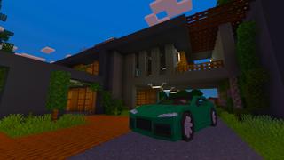 Screenshot of the Minecraft Bedrock Marketplace product Moderne Villa created by Kreatik Studios.
