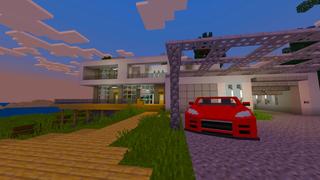 Screenshot of the Minecraft Bedrock Marketplace product Moderne Villa created by Kreatik Studios.