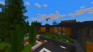 Screenshot of the Minecraft Bedrock Marketplace product Moderne Villa created by Kreatik Studios.