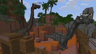 Screenshot of the Minecraft Bedrock Marketplace product MORPH INTO DINOSAURS created by Kreatik Studios.