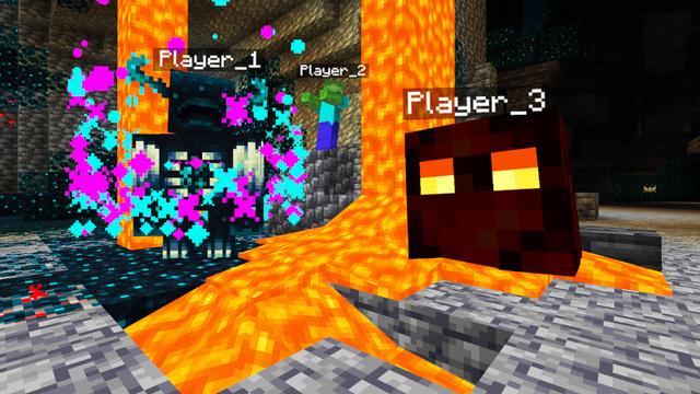 Screenshot of the Minecraft Bedrock Marketplace product MORPH INTO MOBS created by Kreatik Studios.