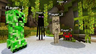 Screenshot of the Minecraft Bedrock Marketplace product MORPH INTO MOBS created by Kreatik Studios.
