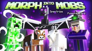 Thumbnail of the Minecraft Bedrock Marketplace product MORPH INTO MOBS created by Kreatik Studios.