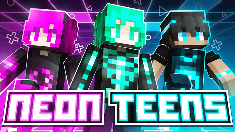 Neon Teens by Kreatik Studios | CHUNK - Minecraft Bedrock Marketplace ...