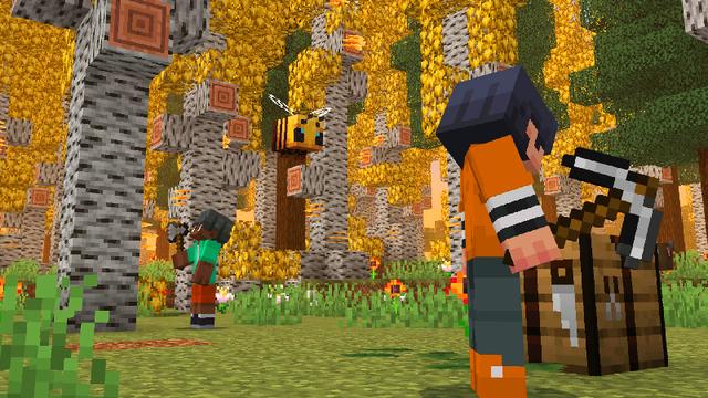 Screenshot of the Minecraft Bedrock Marketplace product Oh The Biomes You'll Go Add-On (Official) created by Kreatik Studios.
