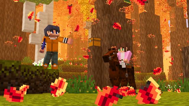 Screenshot of the Minecraft Bedrock Marketplace product Oh The Biomes You'll Go Add-On (Official) created by Kreatik Studios.