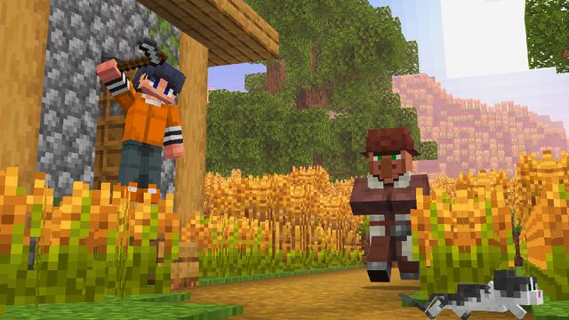 Screenshot of the Minecraft Bedrock Marketplace product Oh The Biomes You'll Go Add-On (Official) created by Kreatik Studios.