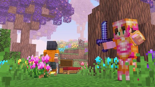 Screenshot of the Minecraft Bedrock Marketplace product Oh The Biomes You'll Go Add-On (Official) created by Kreatik Studios.
