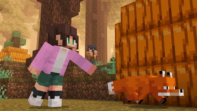Screenshot of the Minecraft Bedrock Marketplace product Oh The Biomes You'll Go Add-On (Official) created by Kreatik Studios.