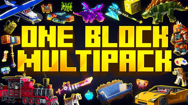 Thumbnail of the Minecraft Bedrock Marketplace product UN BLOQUE MULTIPACK created by Kreatik Studios.