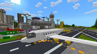 Screenshot of the Minecraft Bedrock Marketplace product Planes Airport 2 created by Kreatik Studios.