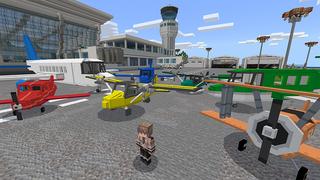 Screenshot of the Minecraft Bedrock Marketplace product Planes Airport created by Kreatik Studios.
