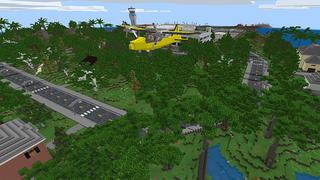 Screenshot of the Minecraft Bedrock Marketplace product Planes Airport created by Kreatik Studios.
