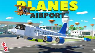Thumbnail of the Minecraft Bedrock Marketplace product Planes Airport created by Kreatik Studios.