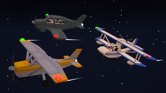 Screenshot of the Minecraft Bedrock Marketplace product PLANES Add-On created by Kreatik Studios.
