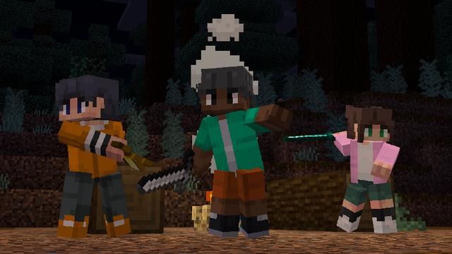 Screenshot of the Minecraft Bedrock Marketplace product Player Animations Add-On created by Kreatik Studios.