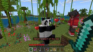 Screenshot of the Minecraft Bedrock Marketplace product RAFT SURVIVAL created by Kreatik Studios.