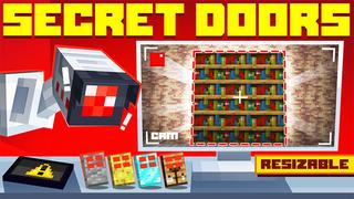 Thumbnail of the Minecraft Bedrock Marketplace product SECRET DOORS PACK created by Kreatik Studios.
