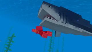 Screenshot of the Minecraft Bedrock Marketplace product Sharks Survival created by Kreatik Studios.