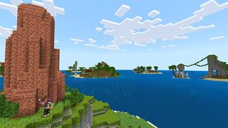 Screenshot of the Minecraft Bedrock Marketplace product Sharks Survival created by Kreatik Studios.