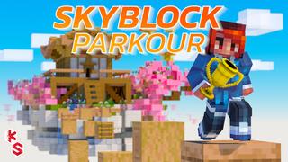 Thumbnail of the Minecraft Bedrock Marketplace product Skyblock Parkour created by Kreatik Studios.