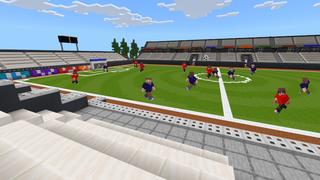 Screenshot of the Minecraft Bedrock Marketplace product SOCCER created by Kreatik Studios.