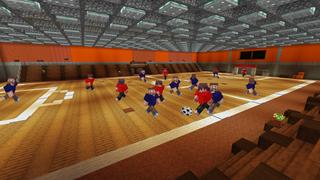 Screenshot of the Minecraft Bedrock Marketplace product SOCCER created by Kreatik Studios.