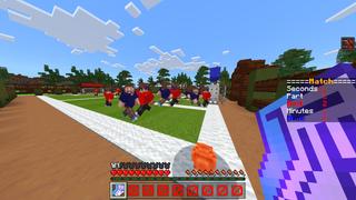 Screenshot of the Minecraft Bedrock Marketplace product SOCCER created by Kreatik Studios.