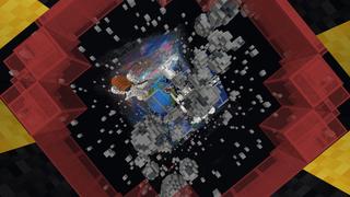 Screenshot of the Minecraft Bedrock Marketplace product Space Dropper created by Kreatik Studios.