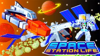 Thumbnail of the Minecraft Bedrock Marketplace product Space Station Life created by Kreatik Studios.