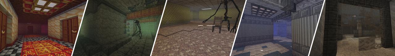 Panorama of the Minecraft Bedrock Marketplace product THE BACKROOMS CLASSIC created by Kreatik Studios.