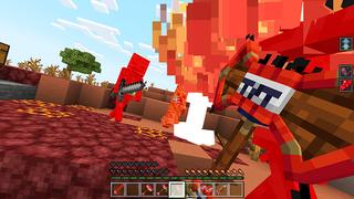 Screenshot of the Minecraft Bedrock Marketplace product TNT WEAPONS created by Kreatik Studios.