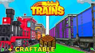 Thumbnail of the Minecraft Bedrock Marketplace product Trains (Craftable) created by Kreatik Studios.
