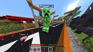 Screenshot of the Minecraft Bedrock Marketplace product TRANSFORM INTO GIANTS created by Kreatik Studios.