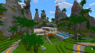 Screenshot of the Minecraft Bedrock Marketplace product Trillionaire modern life created by Kreatik Studios.